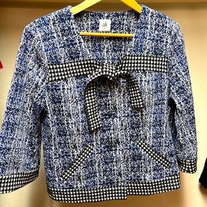 Cabi Jacket Black, White and Blue